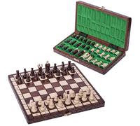 Square - Scacchi in Legno - CLUB MINI - 34 x 34 cm - Scacchiera & Pezzi degli Scacchi