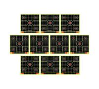 Square Target Paper, Visual Training Practice Tool, 30x30cm Outdoor Aid, Thick Paperboard SPU, Archery Target with Clear Marks, Training Accessory for Students Youth Use