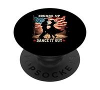 Square Up E Dance It Out Square Ballando PopSockets PopGrip Adesivo
