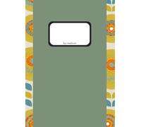 Squared A4 Notebook with Design Cover - 50 Pages Premium Ivory Paper: Graph Notebook with Water- & Dirt-Resistant Cover | Stylish Squared Paper Pad for School, Planning & Everyday Notes