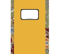 Squared A4 Notebook with Design Cover - 50 Pages Premium Ivory Paper: Graph Notebook with Water- & Dirt-Resistant Cover | Stylish Squared Paper Pad for School, Planning & Everyday Notes