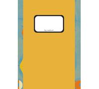 Squared A4 Notebook with Design Cover - 50 Pages Premium Ivory Paper: Graph Notebook with Water- & Dirt-Resistant Cover | Stylish Squared Paper Pad for School, Planning & Everyday Notes