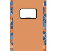 Squared A4 Notebook with Design Cover - 50 Pages Premium Ivory Paper: Graph Notebook with Water- & Dirt-Resistant Cover | Stylish Squared Paper Pad for School, Planning & Everyday Notes