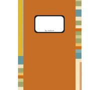 Squared A4 Notebook with Design Cover - 50 Pages Premium Ivory Paper: Graph Notebook with Water- & Dirt-Resistant Cover | Stylish Squared Paper Pad for School, Planning & Everyday Notes