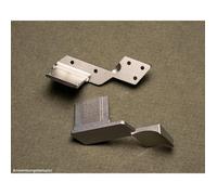 Squarehood Appoggio per il pollice - X100VI scanalato Argento