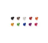 Squareplug M3x4 Anodizzato Alluminio Vite. Venduto Come Paio