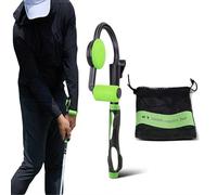 SquareSet Golf Swing Trainer, Golf Swing Trainer, 2 in 1 SquareSet Control, Grip Trainer per allenare la corretta posizione della mano accessorio per principianti, aiuto allenamento risolve il