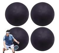 Squash Ball Beginner - 4X High Elasticity Rubber Balls, Durable Material, Consistent Bounce, Smooth Design | Training Equipment for Kids, Students, Sports Practice