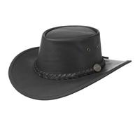 Squashy Outback Cappello BARMAH cappello in pelle outback L/58-59 - nero