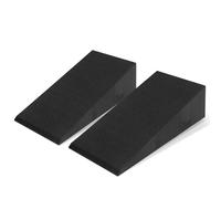 Squat Blocks - 25Cm Heel Elevated Wedge, High Density Foam Support pltform, Anti Slip Training Base | Mobility Improvement Tool For Athletes Beginners Fitness Gym Home Studios Uses