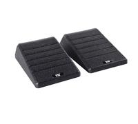 Squat Wedge, 2 pezzi Foot Slant Board, non-Slip Calf Stretch Ramp, Portable Exercise Incline Block, Attrezzatura di allenamento durevole per casa, palestra, studio, allenamento, travel, indoor