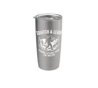 Squatch & Learn - Pesca Bigfoot Dire Papà Scherzo Pesca Bicchiere termico in acciaio inox doppia parete