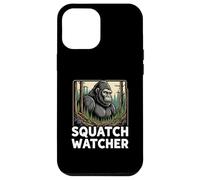 Squatch Watcher Bigfoot Forest Cryptid Hunter Design Custodia per iPhone 12 Pro Max