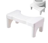 Squatting Potty, Ergonomic Footrest for Squatting with Stable Grip, Lightweight Portable Design with Space Saving Storage Perfect for Daily Toilet Routine and Family Use