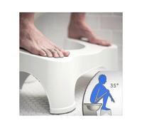 Squatting Toilet Stool 9 Inch Non-slip Bathroom Step Up Stool Relieves Constipation Bloating | Aligns The Colon for Faster Easier Relief