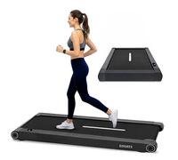 Squatz Tapis Roulant, Pieghevole, Tapis Roulant Salvaspazio, 2-in-1 Walking Pad con Vibrazione, Display LED, Nastro Antiscivolo, Motore Silenzioso 750W per Casa e Ufficio