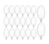 Squeaking Inserts Set, Toy Noise Makers, 20 Pieces Oval Olive-Shaped Accessories For Handmade Toys, Strong Press Sound Design, Craft Supply, Stuffed Toy Repair Sewing DIY Party Projects