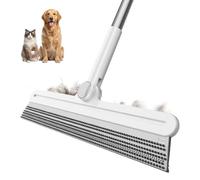 Squeegee Broom - 40Cm Adjustable Drying Blade, Flexible Rubber Scraper | Multi Debris Remover For Bathroom Decks Office Shower Mirrors Patio Areas, Double Sided Design