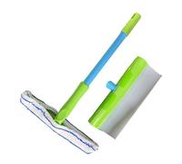 Squeegee for Shower Glass - Glass Cleaner Tool, Silicone Window Squeegee with Water Storage | No Scratch, Streak-Free Cleaning for Bathroom, Kitchen, Walls, Floors, Mirrors, Car Windshields, GlassDoor