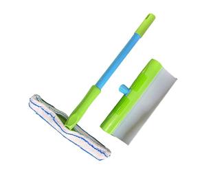 Squeegee for Shower Glass - Glass Cleaner Tool, Silicone Window Squeegee with Water Storage | No Scratch, Streak-Free Cleaning for Bathroom, Kitchen, Walls, Floors, Mirrors, Car Windshields, GlassDoor