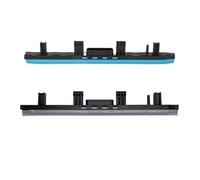 squeegee rubber replacement, Striscia raschiante in gomma blu+nera 2 pezzi, compatibile con Karcher FC BR Series 30/4C 4.777-008, accessori for aspirapolvere domestici,for floor