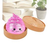 Squeeze Ball Toy - Fun Rebounding Stress Relief Device, Elastic Sensory Exercise | Hand Grip Fitness Equipment Suitable Men Women Teens Adults Family Friends Office Home Relaxation