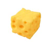 Squeeze Cheese Toy - Soft Large Funny Novelty Leisure Games, Quiet Fidget Toys For Focus, Sensory Device, Playful Category, Yellow Realistic Set for Offices and Waiting Rooms