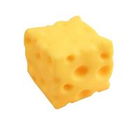 Squeeze Cheese Toy, Soft Silicone Cheese-Shaped Sensory Fidget & Pinching Stress Relief Toy for Kids, Adults, Students, Office, Home, Travel