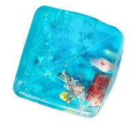 Squeeze Cube Toy, Seashell Design Sensory Game, Slow Rebound Stress Comfort, Perfect Fidget Tool for Adults Students Indoor Classroom Workplace Travel Home Birthday Easter Basket Christmas