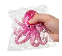 Squeeze Fidget Toy | Relaxing Adorable Companion | Squeeze Miniature Octopus Theme | Octo-pus Relaxation For Children & Adults For Classroom Commuting Travel School Party Children Adults