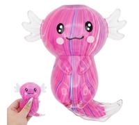 Squeeze Giocattoli,Axolotl Squeeze Toy,Giocattoli Antistress | Axolotl Squishy,Fidget Toys,Giocattoli da Spremere,Giocattoli Antistress per Alleviare Lo Stress e Rilassamento(Rosa)
