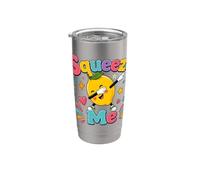 Squeeze Me - Gioco di parole divertente con limoni Bicchiere termico in acciaio inox doppia parete