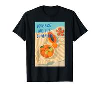 Squeeze Me It's Summer - Fruttiera in Stile retrò con Papaya e Fragole Maglietta