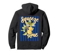 Squeeze Me Lemon Citrus Fruit Summer Pun Felpa con Cappuccio