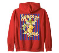 Squeeze Me Lemon Citrus Fruit Summer Pun Felpa con Cappuccio