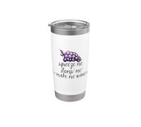 Squeeze me stomp me make me wine emaker illustrazione Bicchiere termico in acciaio inox doppia parete