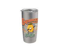 Squeeze Me Vintage Lemon Dabbing Divertente Agrumi Giochi di parole per bambini Bicchiere termico in acciaio inox doppia parete