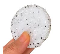 Squeeze Stress Ball Toy, Rice Balls Fidget, 2.36 Inches Compact Size with Secure Grip, Alloy Frame Relax Supply Device, Home Accessories for Adults Kids Teens Office Travel School Meeting & Classroom