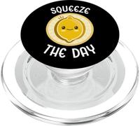 Squeeze The Day Carino Adorabile Kawaii Lemon Food Pun PopSockets PopGrip per MagSafe