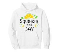 Squeeze The Day Sign,Lemon Coffee When Life Gives You Lemons Felpa con Cappuccio