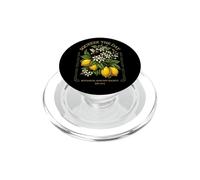 Squeeze The Day Vintage Lemon Bee Botanico Summer Fruit PopSockets PopGrip per MagSafe