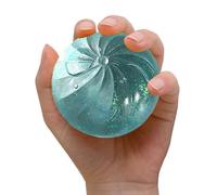 Squeeze Toy - Big Glitter Soft Steamed Bun, Sensory Enrichment Fidget, Stress Relief Stretchy , Tactile Stimulation Function, Novelty Toy Category, Sparkling White For Classroom Workplace