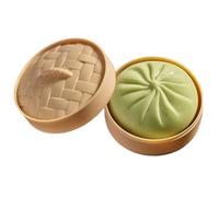 Squeeze Toy - Steamed Bun Stress Reliever for Relaxation, Soft Rubber Construction with Lightweight Design, Gentle Hand Exercise Companion, Squishy Sensory Toy, Portable for Classroom, Home, Dorm