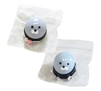 Squeeze Toys - Cute Small Seal Desk Accessories, 2 pezzi Animal Pocket Fidget with Kneading Texture, Soft Sensory Silicone, Calming Pressure Relief, Men Women Kids Home Office School