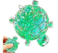 Squeeze Toys | Glitter Turtle Shape Party Favors | Squeeze Classroom Students Prize,Goodie Bag Stuffers-Sensory Toy | For Home School Classroom Dorm College Travel Road Trip Holiday
