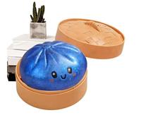 Squeeze Toys - Soft Relief Bun, Food Fidget Balls for Stress Play, Sensory Game with Large Capacity, Fun Collectibles, Stress Ball for Classroom Home and Office
