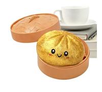 Squeeze Toys - Soft Relief Bun, Food Fidget Balls for Stress Play, Sensory Game with Large Capacity, Fun Collectibles, Stress Ball for Classroom Home and Office