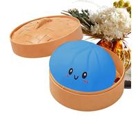 Squeeze Toys - Soft Relief Bun, Food Fidget Balls for Stress Play, Sensory Game with Large Capacity, Fun Collectibles, Stress Ball for Classroom Home and Office