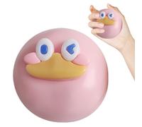 Squeeze Toys-Soft Relief Duck Sensory Ball,Silent Stress Fidget,Thick Silicone Skin,Quiet Tool,Washable Hand Strengthener,Portable Calming Gadget | for Adults