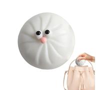 Squeeze Toys - Thermoplastic Rubber 8x8cm | Fidget Toy, Bun Shape Fun Gadgets | Sensory Squeeze Toy For Home School Classroom Dorm College Travel Car Holiday Carnival Break Time